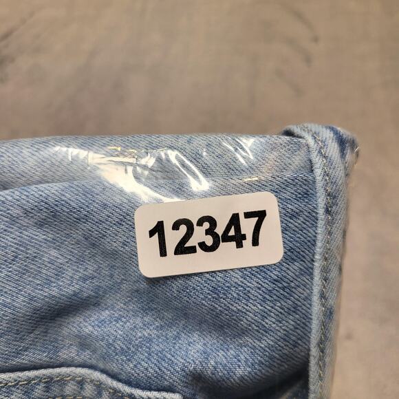 Forever 21 Jeans Womens 27 Light Wash Carpenter Wide Leg High Rise Baggy - Picture 12 of 12